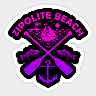 Zipolite Beach, Mexico, Boat Paddle Sticker